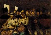 Honore  Daumier, The Third-class Carriage